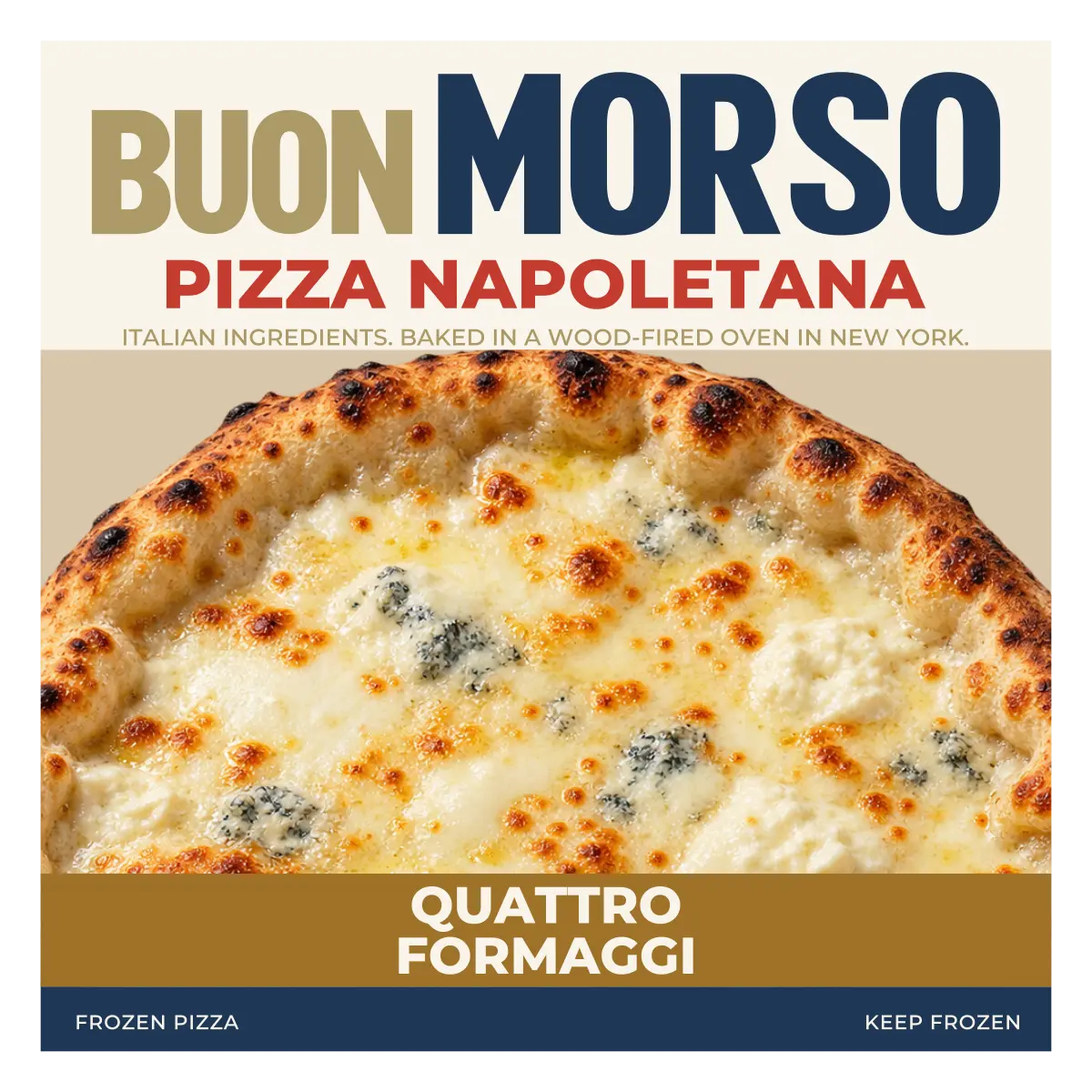 Quattro Formaggi Regular packaging illustration